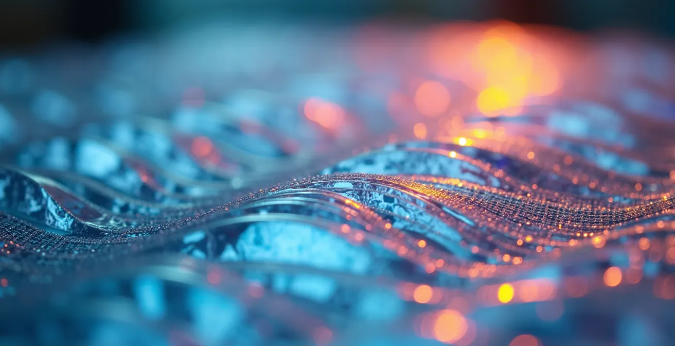 Abstract visualization of predictive data patterns in fleet operations